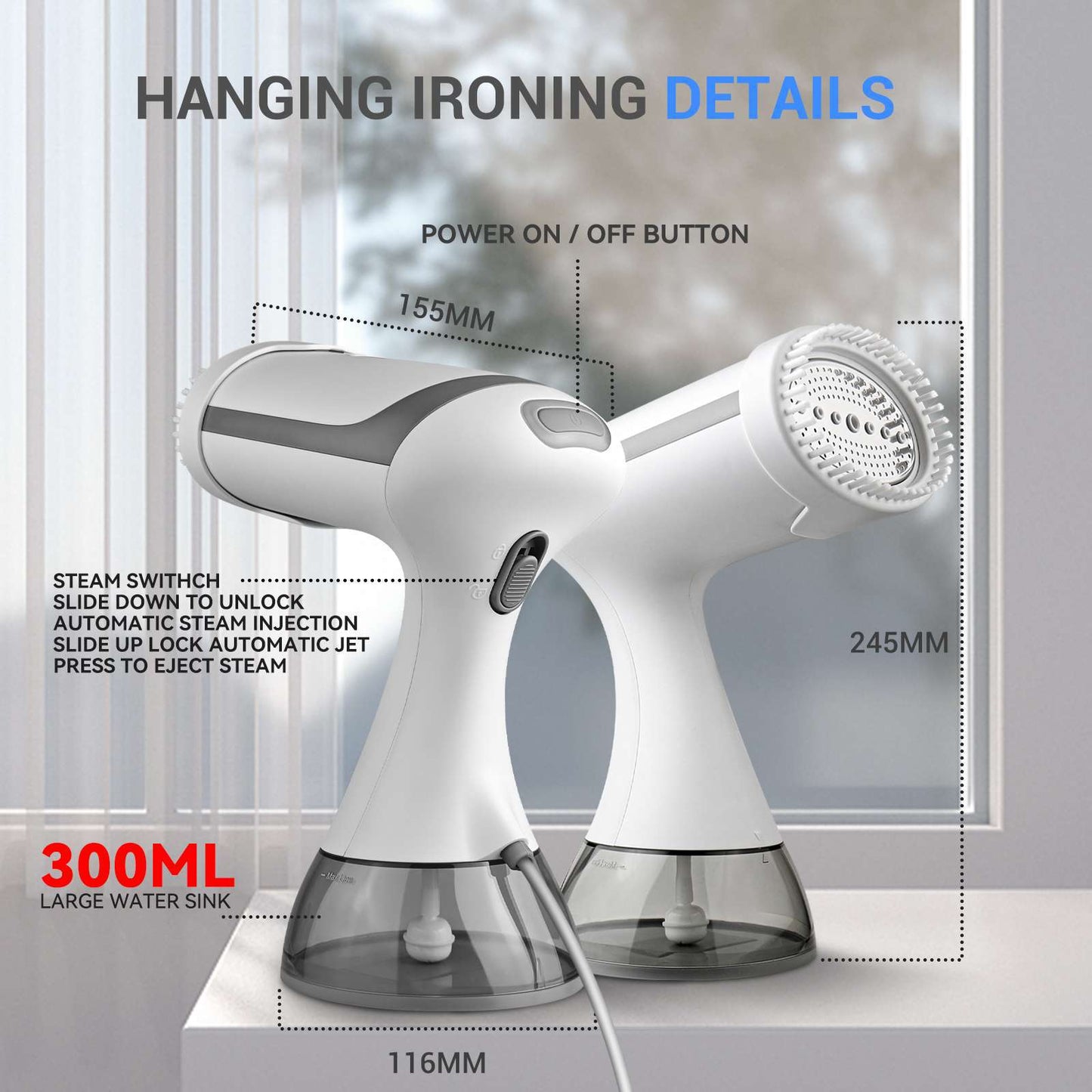 Home handheld garment steamer